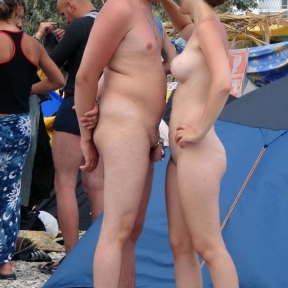 Nudist campsite